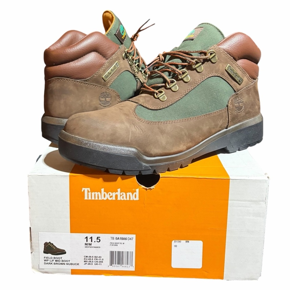 New Timberland Waterproof Insulated Hiking Field Boots Mens Size 11.5 w/ Box